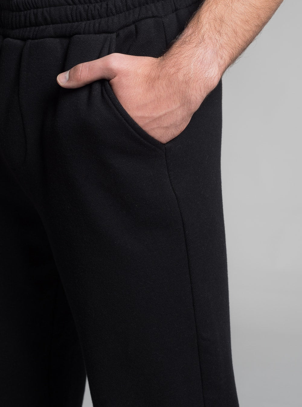 Piqué track pants