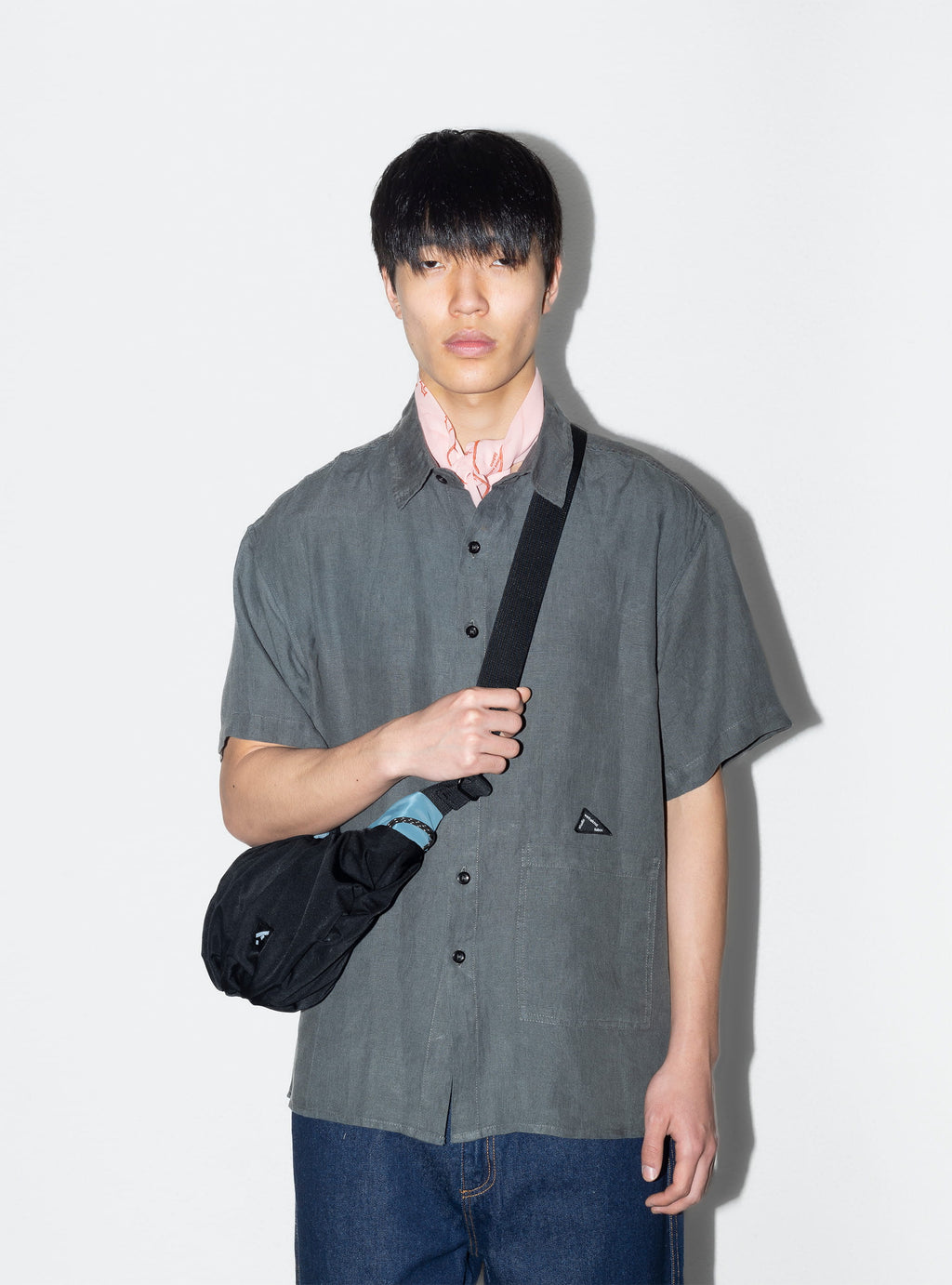 Recycled ruffle bag